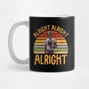 Alright Alright Alright Vintage 70s 80s 90s Mug